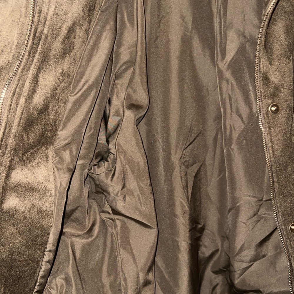 Zara Chocolate Brown Suede Women's Jacket - Picture 5 of 12